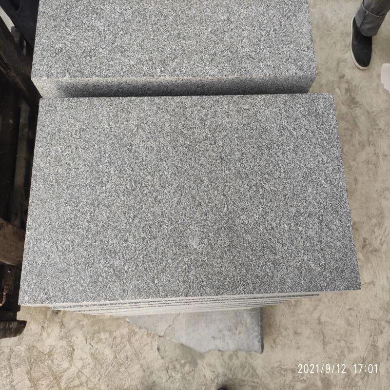 flamed grey granite