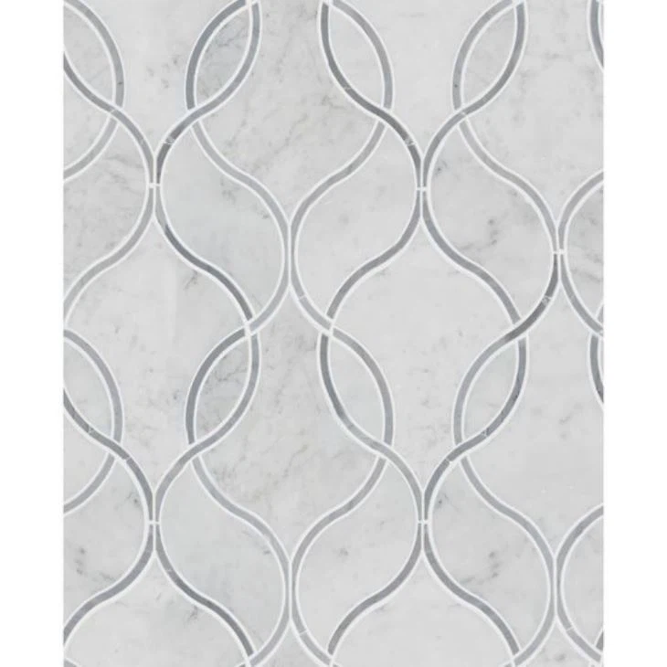white mosaic