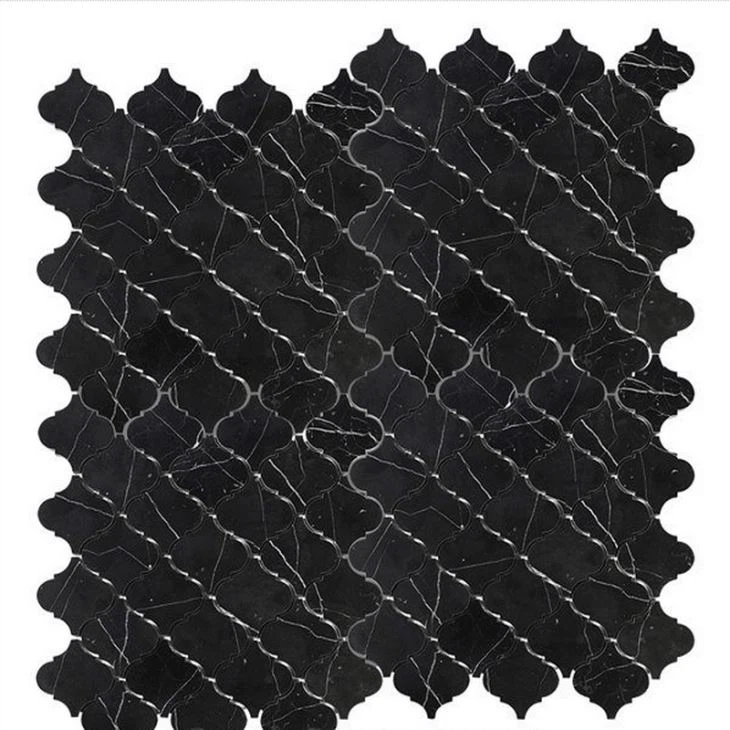 Nero Marquina Marble Mosaic