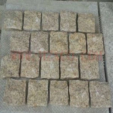 G682 Žuti granitni prirodni splitski kaldrmi