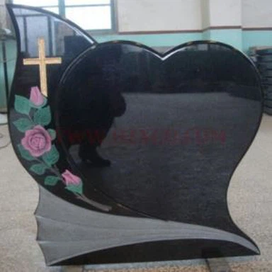 Shanxi crni granitni nadgrobni spomenik