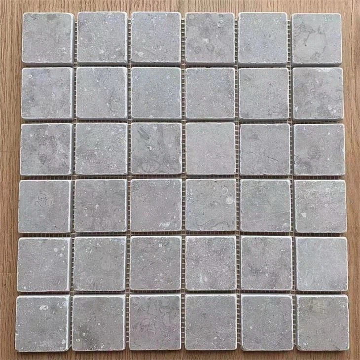 Cindy Grey Square Mosaic Tiles for showroom