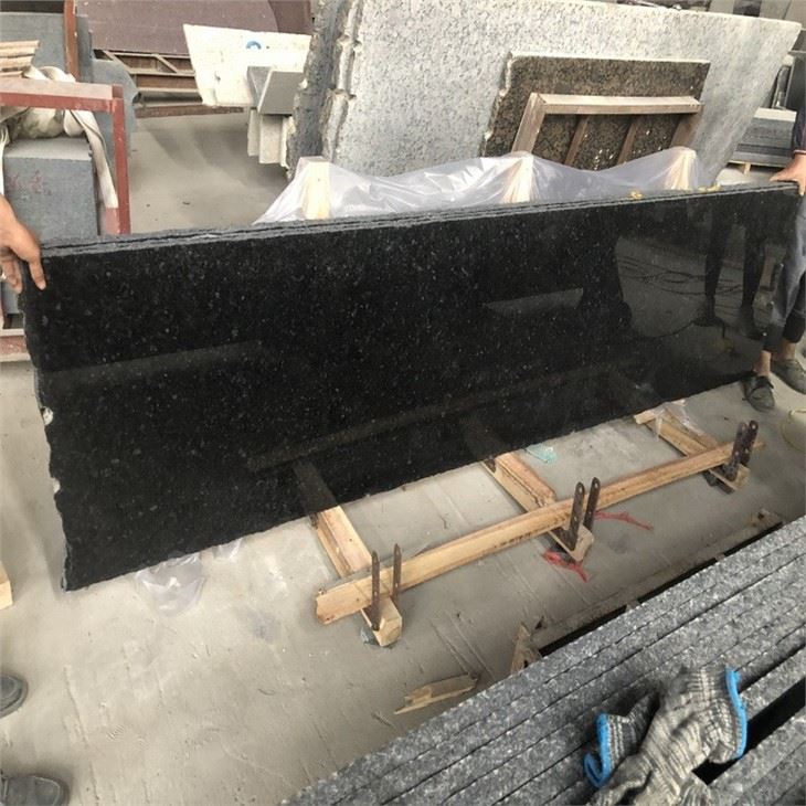 black granite slab