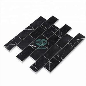 Crni mramorni mozaik pločica