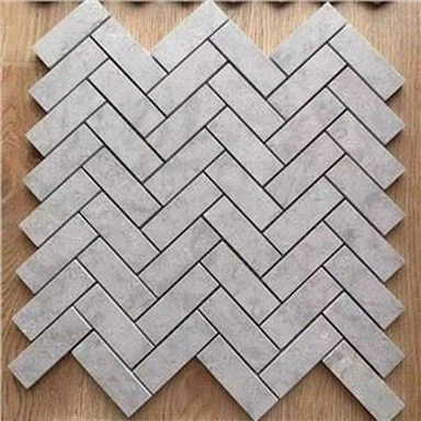 Cindy sivi mramorni mozaički uzorci