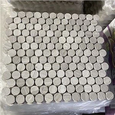 Mozaik od bijelog mramora