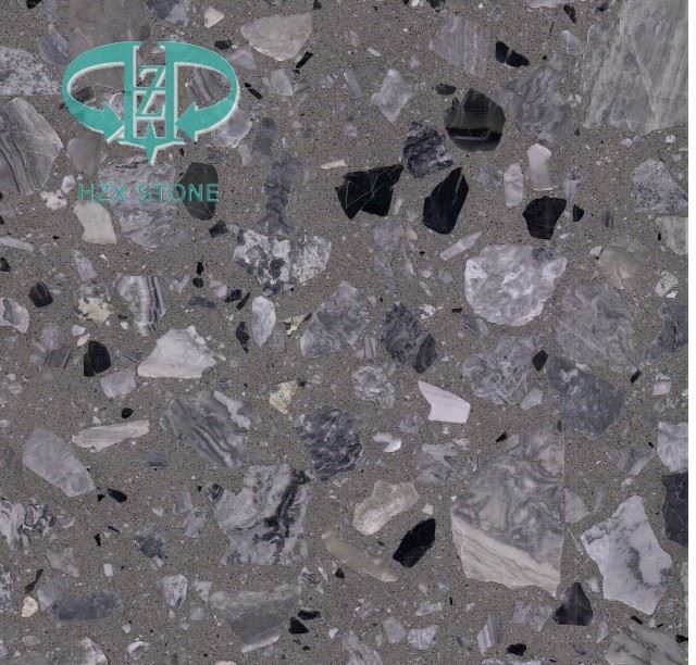 Terrazzo Concrete Polish Slab