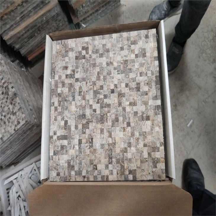 Light Silver travertine floor tile