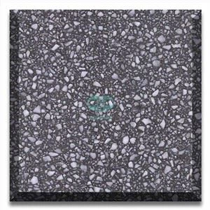 Grey White Terrazzo Stone