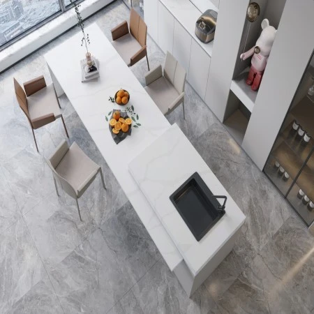Calcatta White Quartz Stone Slab